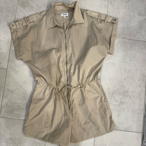 pistola Pants - Pistola Meg Short Sleeve Zip Front Romper
